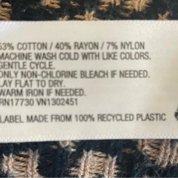 a new day Tan and Black Leopard Print Sweater - Picture 4 of 4